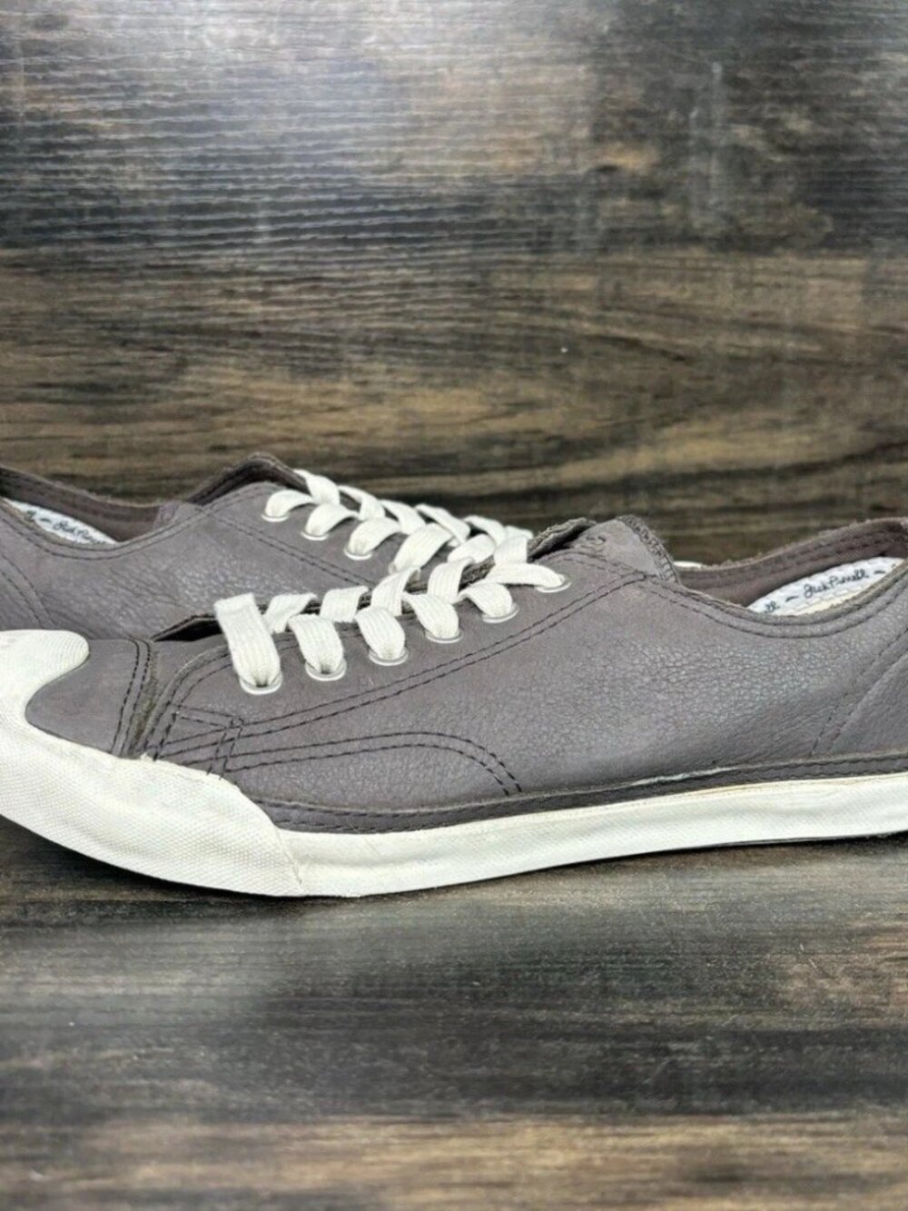 Converse Shoes Mens 6 Womens 8 Jack Purcell Lp II Coffee 125227C Gray